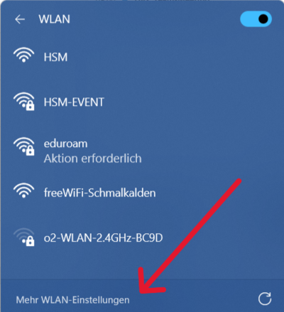 WLAN-Einstellungen WLAN-Einstellungen